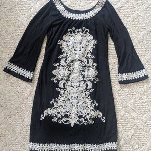 INC  International Concepts Embroidered Dress